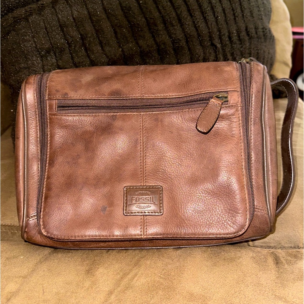Fossil Men’s Tote Brown Genuine Leather USED